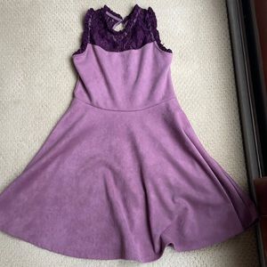 Girls plum colored dress